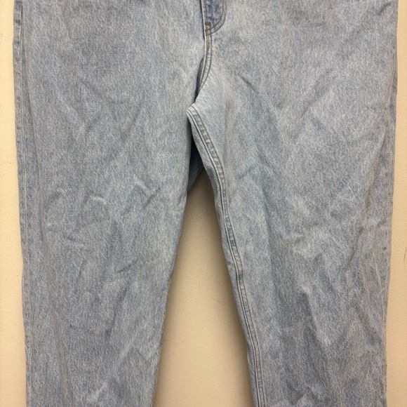 Abercrombie & Fitch Curve Love Ultra High Rise 90’s Straight Jeans Criss Cross - Picture 7 of 12